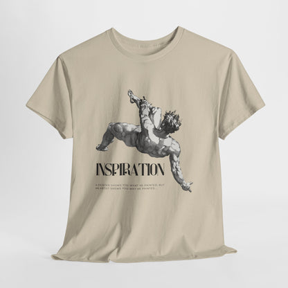 Inspiration Statue Art Tee — Classical Sculpture Graphic T-Shirt