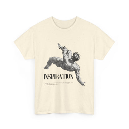 Inspiration Statue Art Tee — Classical Sculpture Graphic T-Shirt