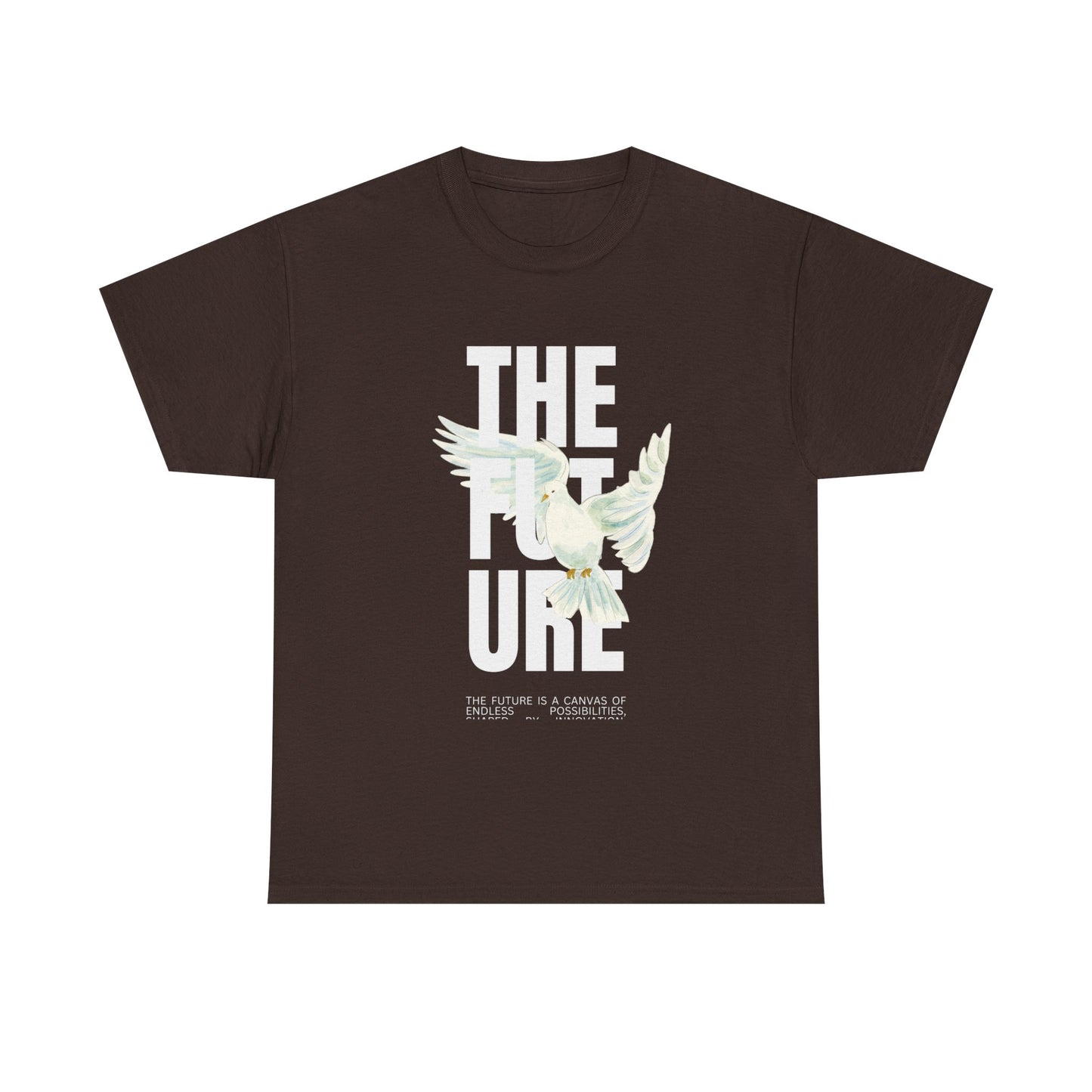 Dove Peace Tee — 'The Future' Soft White Graphic T-Shirt