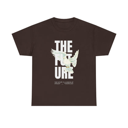 Dove Peace Tee — 'The Future' Soft White Graphic T-Shirt