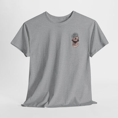 Abstract Mind Art Tee — Surreal Head Scribble Graphic T-Shirt