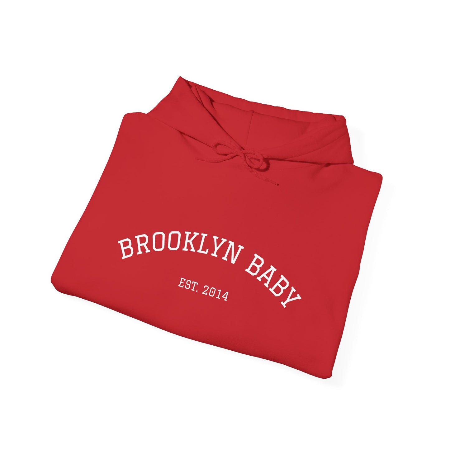 Brooklyn Baby Hoodie – Minimalist 'BROOKLYN BABY EST 2014' Pullover