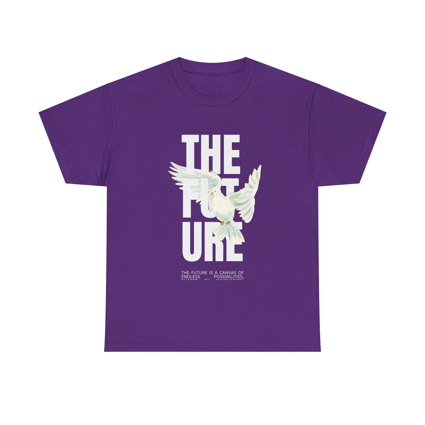 Dove Peace Tee — 'The Future' Soft White Graphic T-Shirt