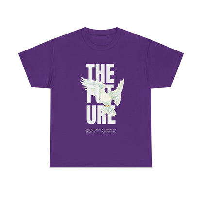 Dove Peace Tee — 'The Future' Soft White Graphic T-Shirt