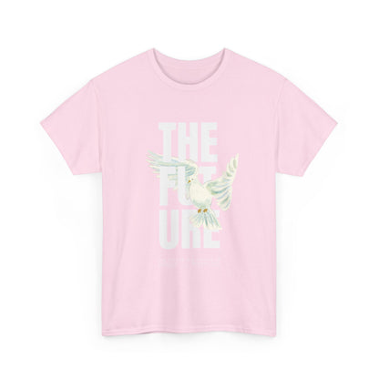 Dove Peace Tee — 'The Future' Soft White Graphic T-Shirt