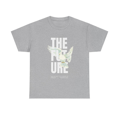 Dove Peace Tee — 'The Future' Soft White Graphic T-Shirt
