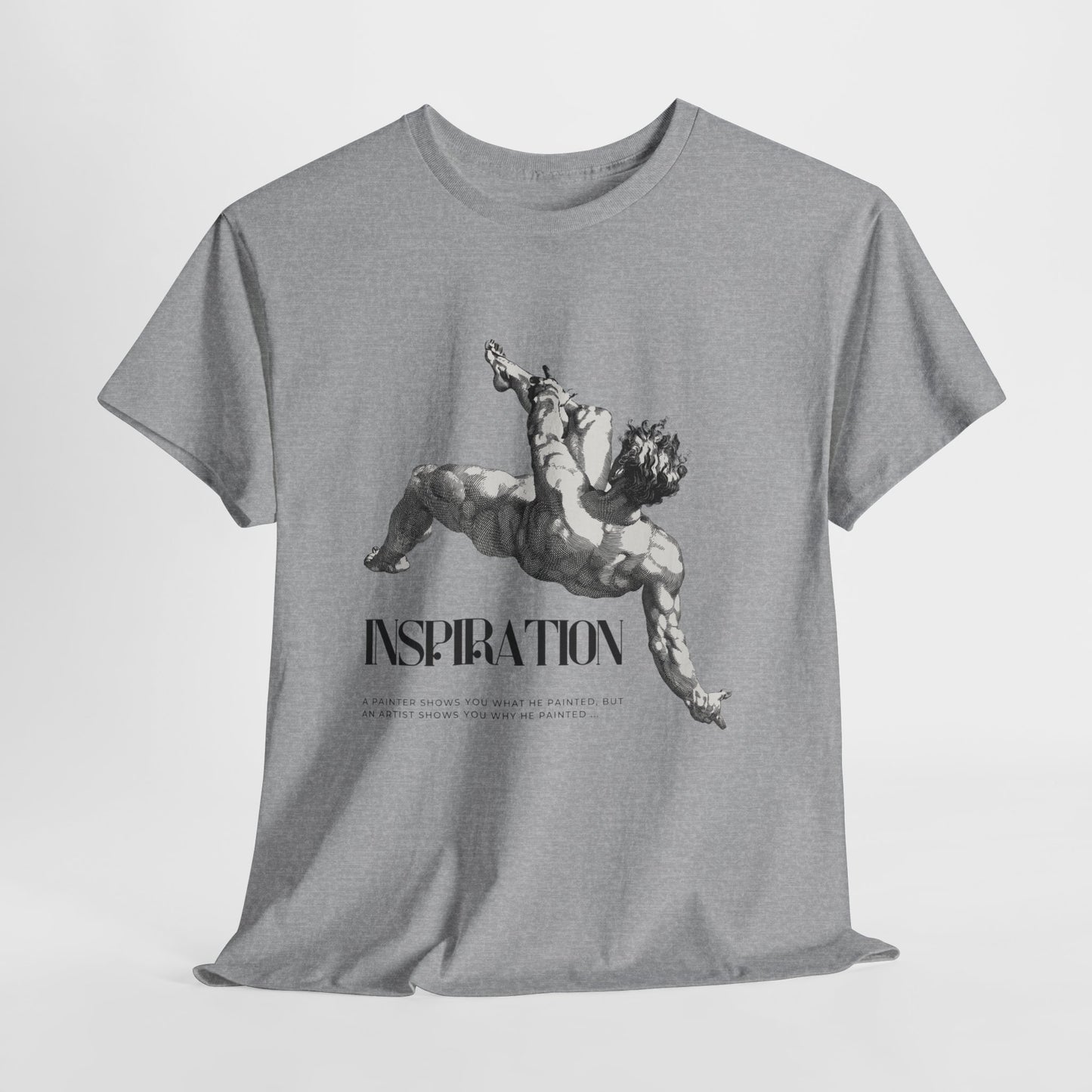 Inspiration Statue Art Tee — Classical Sculpture Graphic T-Shirt