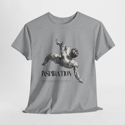 Inspiration Statue Art Tee — Classical Sculpture Graphic T-Shirt
