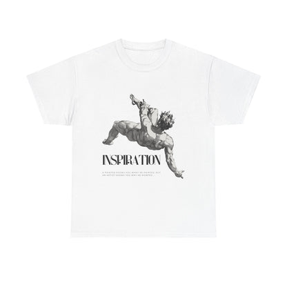Inspiration Statue Art Tee — Classical Sculpture Graphic T-Shirt