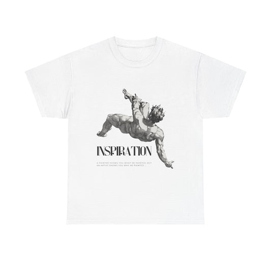 Inspiration Statue Art Tee — Classical Sculpture Graphic T-Shirt