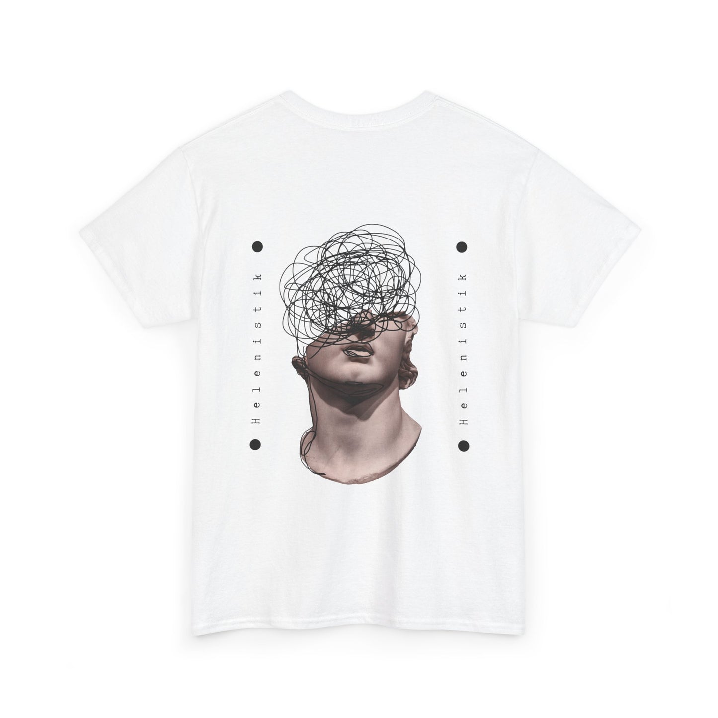 Abstract Mind Art Tee — Surreal Head Scribble Graphic T-Shirt
