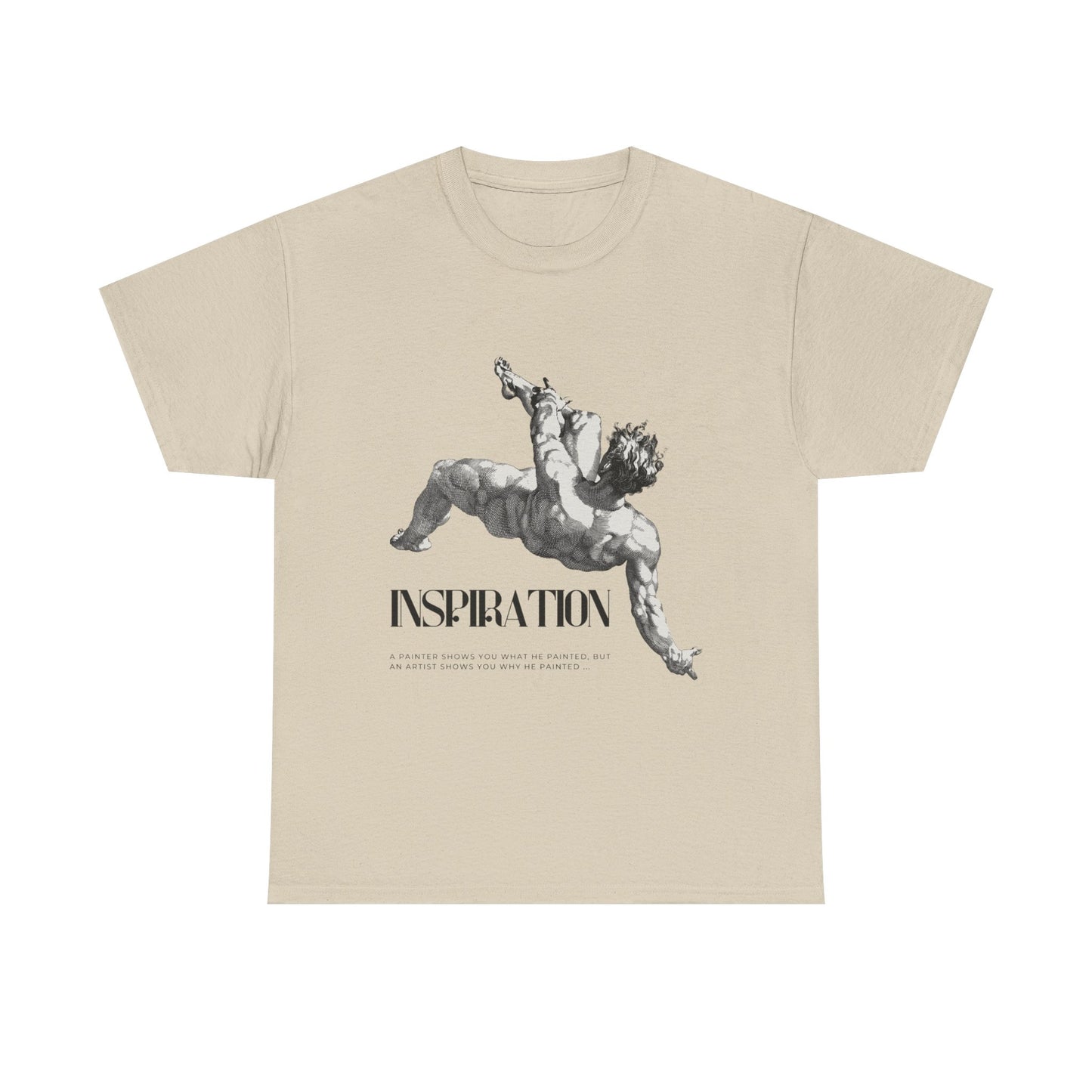 Inspiration Statue Art Tee — Classical Sculpture Graphic T-Shirt
