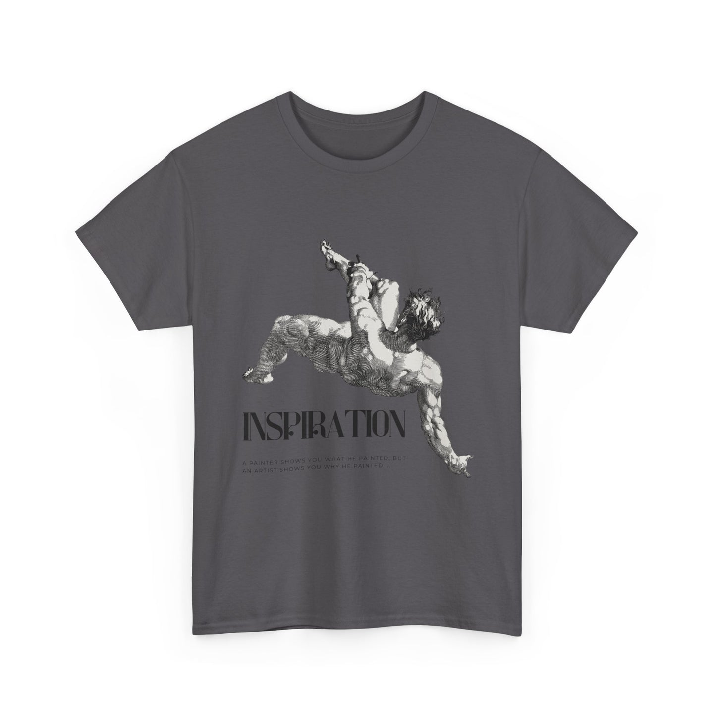 Inspiration Statue Art Tee — Classical Sculpture Graphic T-Shirt