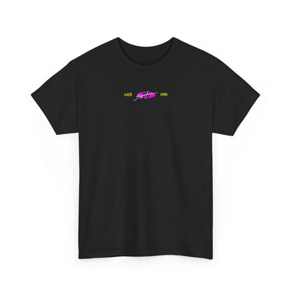 Fearless Statue Graphic Tee — Neon Streetwear T-Shirt