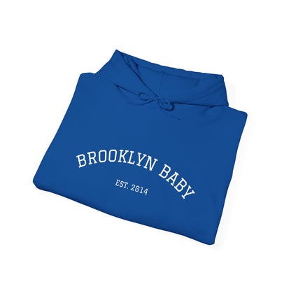 Brooklyn Baby Hoodie – Minimalist 'BROOKLYN BABY EST 2014' Pullover