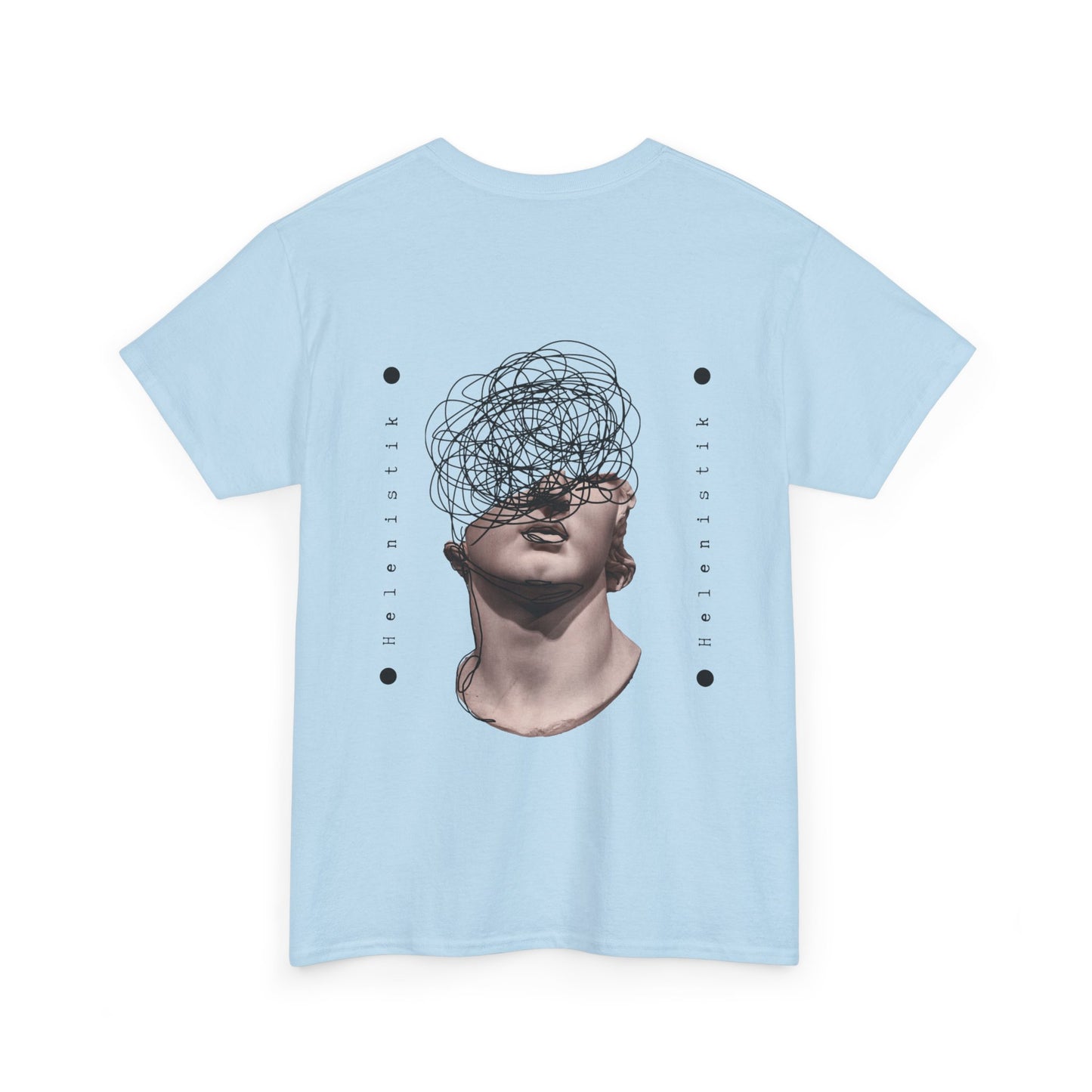 Abstract Mind Art Tee — Surreal Head Scribble Graphic T-Shirt