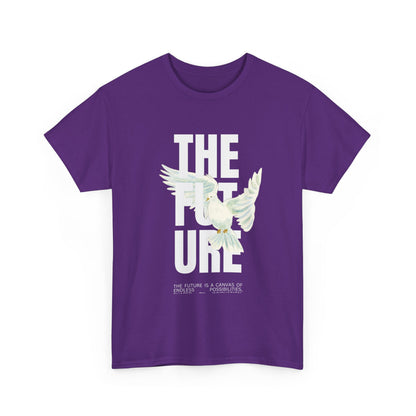 Dove Peace Tee — 'The Future' Soft White Graphic T-Shirt